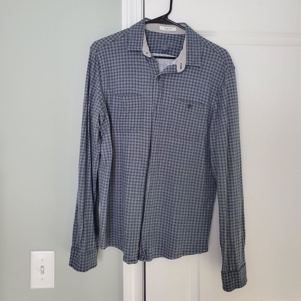 Tailor Vintage Gingham Long-sleeve button-down